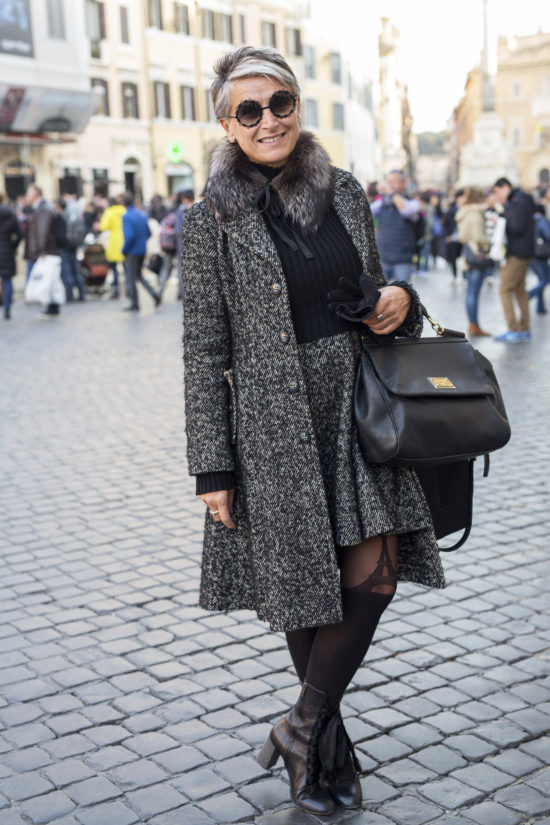 Black and White in Roma - Advanced Style